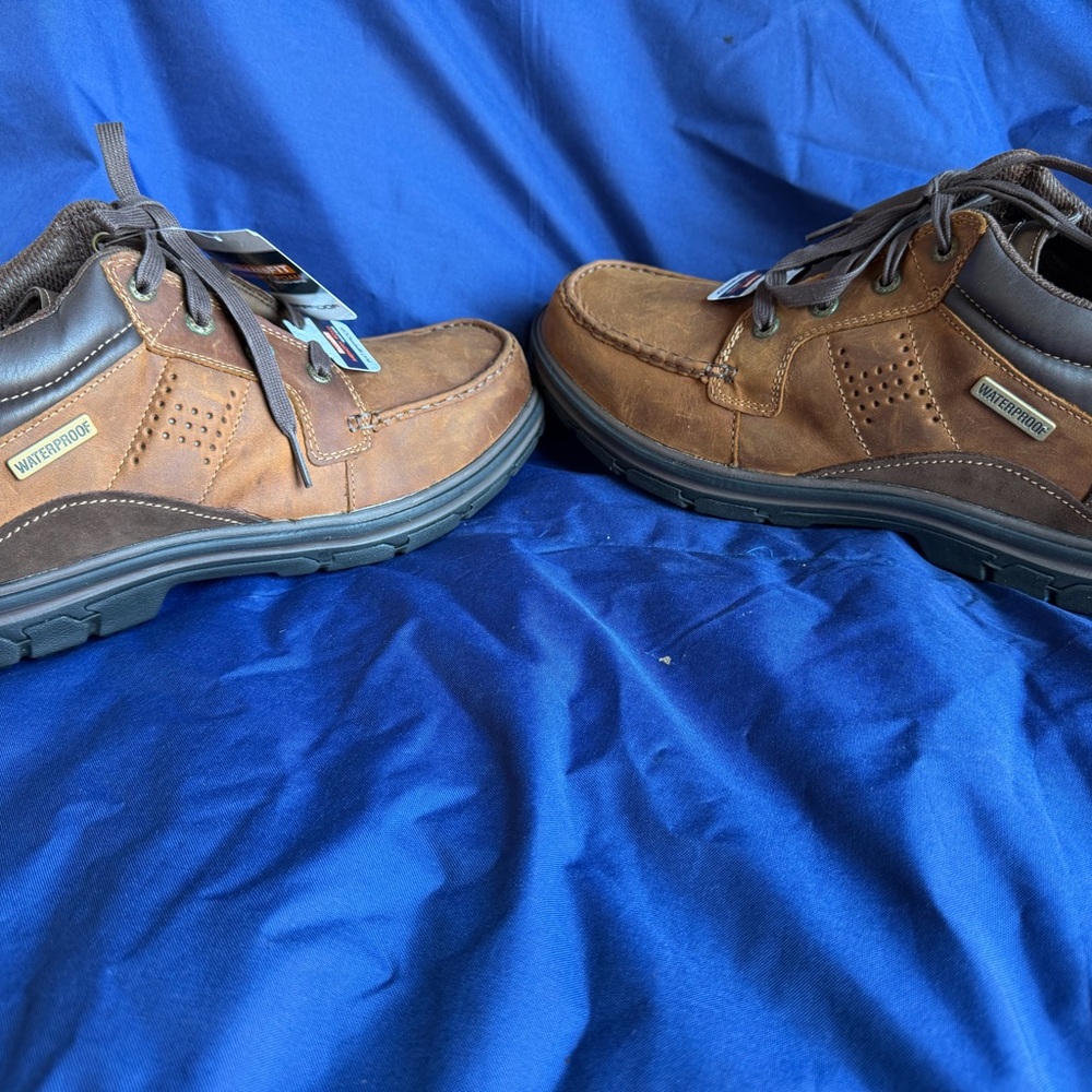 Skechers Brown Waterproof Ankle Boots - Picture 5 of 8